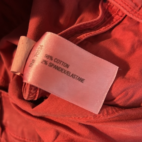 Orvis Red Pink Salmon Casual Shorts Pockets 16 - Picture 5 of 5